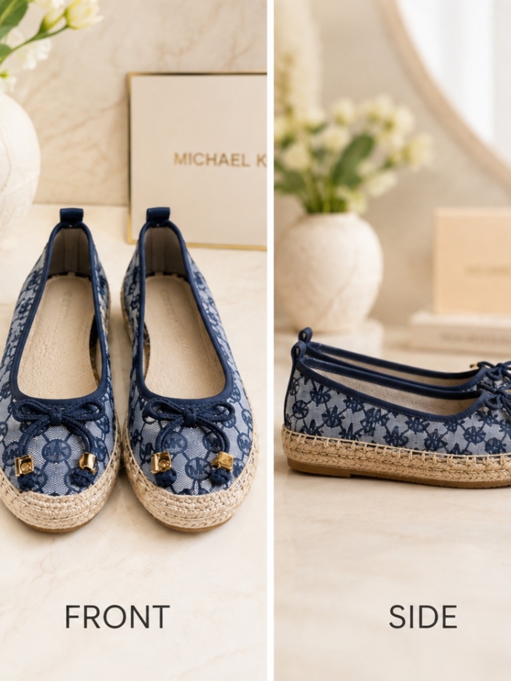 Michael Kors Jacquard Blue Espadrilles